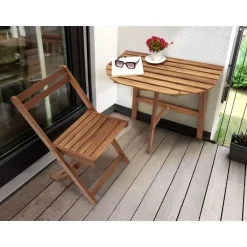 Beliani OSIGO - Tuintafel - Bruin - Acaciahout Online