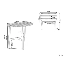 Beliani OSIGO - Tuintafel - Bruin - Acaciahout Online