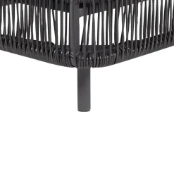 Beliani OSINI - Ligstoel - Grijs - Rotan Hot