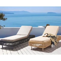 Beliani OSINI - Ligstoel - Natuurlijk - Rotan Outlet