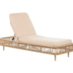 Beliani OSINI - Ligstoel - Natuurlijk - Rotan Outlet