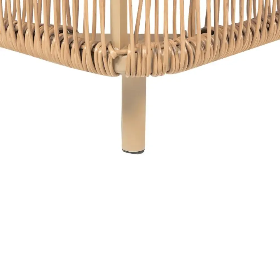 Beliani OSINI - Ligstoel - Natuurlijk - Rotan Outlet