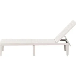 Leen Bakker OSSI - Ligstoel - Lichtgrijs - Polypropyleen Sale