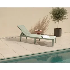 Leen Bakker OSSI - Ligstoel - Lichtgroen - Polypropyleen Discount