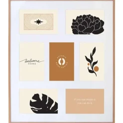 Merkloos Ostaria Collage fotolijst Natural - voor 7x foto van 10 x 15 cm Outlet