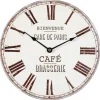 Merkloos Ostaria Wandklok/muur klok - cafe brasserie klok - D30 cm - mdf Clearance