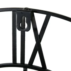 Merkloos Ostaria Wandklok/muur klok - Nautisch - D36 cm - metaal - zwart Discount