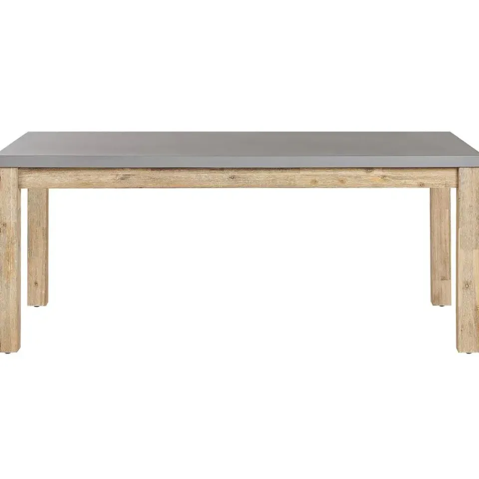 Beliani OSTUNI - Tuintafel - Grijs - 90 x 180 cm - Vezelcement New