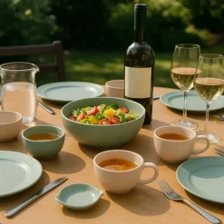 OTIX Dinerborden 6 Stuks Aurora - Multikleur Hot