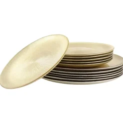 OTIX Dinerborden Bordenset 6 Persoons Onderborden Goud Sale