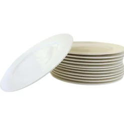 OTIX Dinerborden Bordenset 12 Persoons 27cm Wit Porselein LUNA Sale