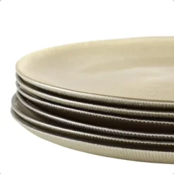 OTIX Dinerborden Bordenset 6 Persoons Goud Onderborden Kerst 27cm New