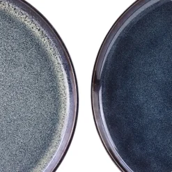 OTIX Dinerborden Bordenset 12 Persoons 26cm Blauw Aardewerk EBONY Outlet