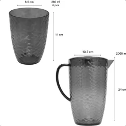 OTIX Drinkglazen Kan Zephyr - Grijs Discount