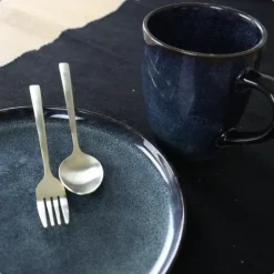 OTIX Gebaksvorkjes Theelepels Set van 8 Kleine Lepels Vorken Bestekset Outlet