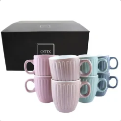 OTIX Koffiekopjes 8 Delig Moss - Multikleur Online