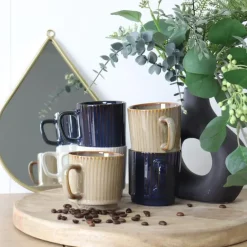 OTIX Koffiekopjes 6 Stuks 270 ml Div. Kleuren Keramiek Discount