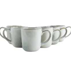 OTIX Koffiekopjes Met Oor Set van 6 Koffietassen Groot Theemok 420ML Aardewer... Hot