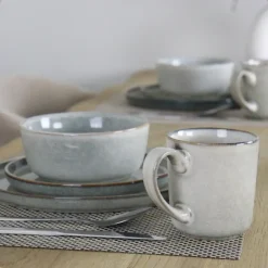 OTIX Koffiekopjes Met Oor Set van 6 Koffietassen Groot Theemok 420ML Aardewer... Hot