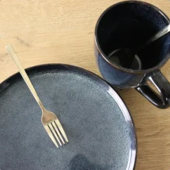 OTIX Koffiekopjes met Oor Set van 6 Koffietassen Theemok 350ml Aardewerk EBONY Discount