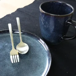 OTIX Koffiekopjes met Oor Set van 6 Koffietassen Theemok 350ml Aardewerk EBONY Discount