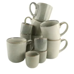 OTIX Koffiekopjes Set van 12 Espresso Kopjes 80ml 420ml Koffietassen Outlet