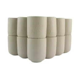 OTIX Koffiekopjes Zonder Oor Set van 12 Koffietassen Theemok 190ml New