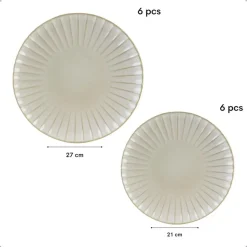 OTIX Serviesset 12 Delig Solis - Wit Discount