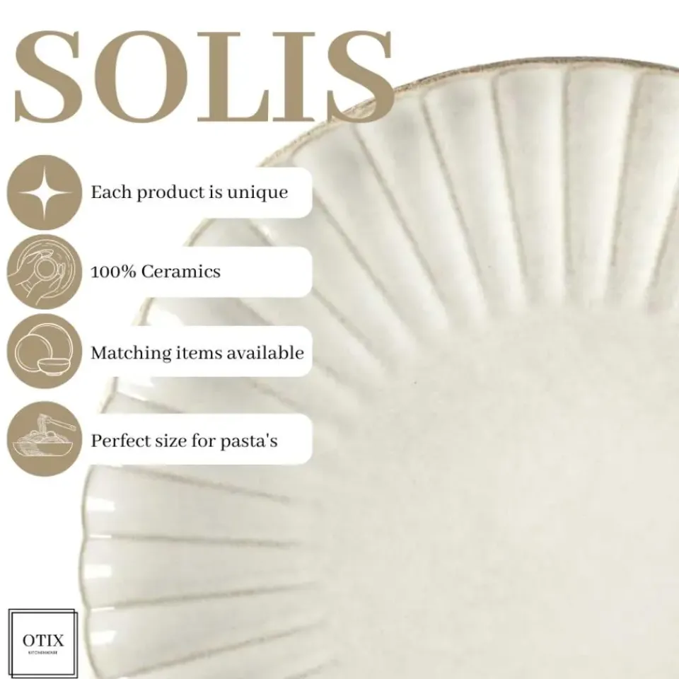 OTIX Serviesset 12 Delig Solis - Wit Discount