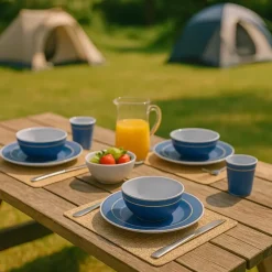 OTIX Serviessets 12 Delig Navara - Blauw Outlet