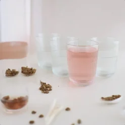 OTIX Theemok Drinkglazen Koffiemok Limonade glazen 320ml Set van 8 Discount