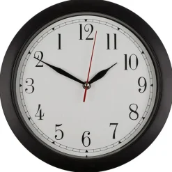 Out of the blue Wandklok - omgekeerd - Dia 29 cm - zwart/wit Sale