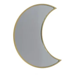 Out of the blue Wandspiegel Halve Maan - metaal - goud - 25x11 cm Sale
