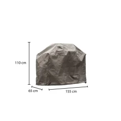 Outdoor Covers barbecue hoes - grijs - 175x65x110 cm New