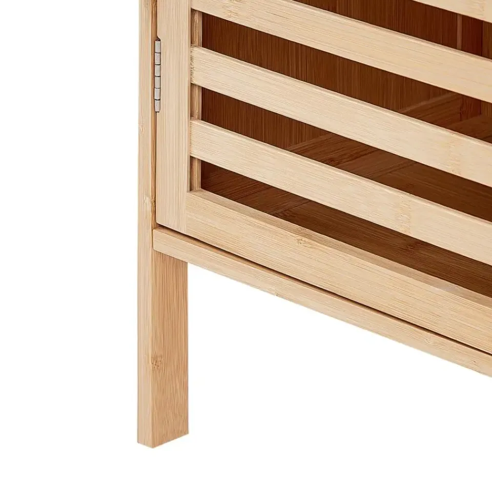 Beliani OWASSO - Badkamerkast - Lichthout - Bamboe New