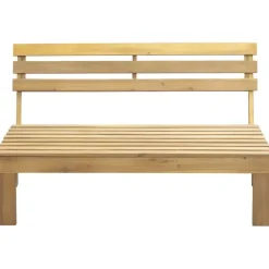 Leen Bakker Palletbank Perugia - naturel - 70x120x86 cm Online