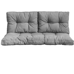 Leen Bakker Palletkussen Florence grijs 120x80 cm Discount