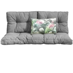 Leen Bakker Palletkussen Florence grijs 120x80 cm Discount