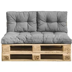 Leen Bakker Palletkussen Florence grijs 120x80 cm Discount