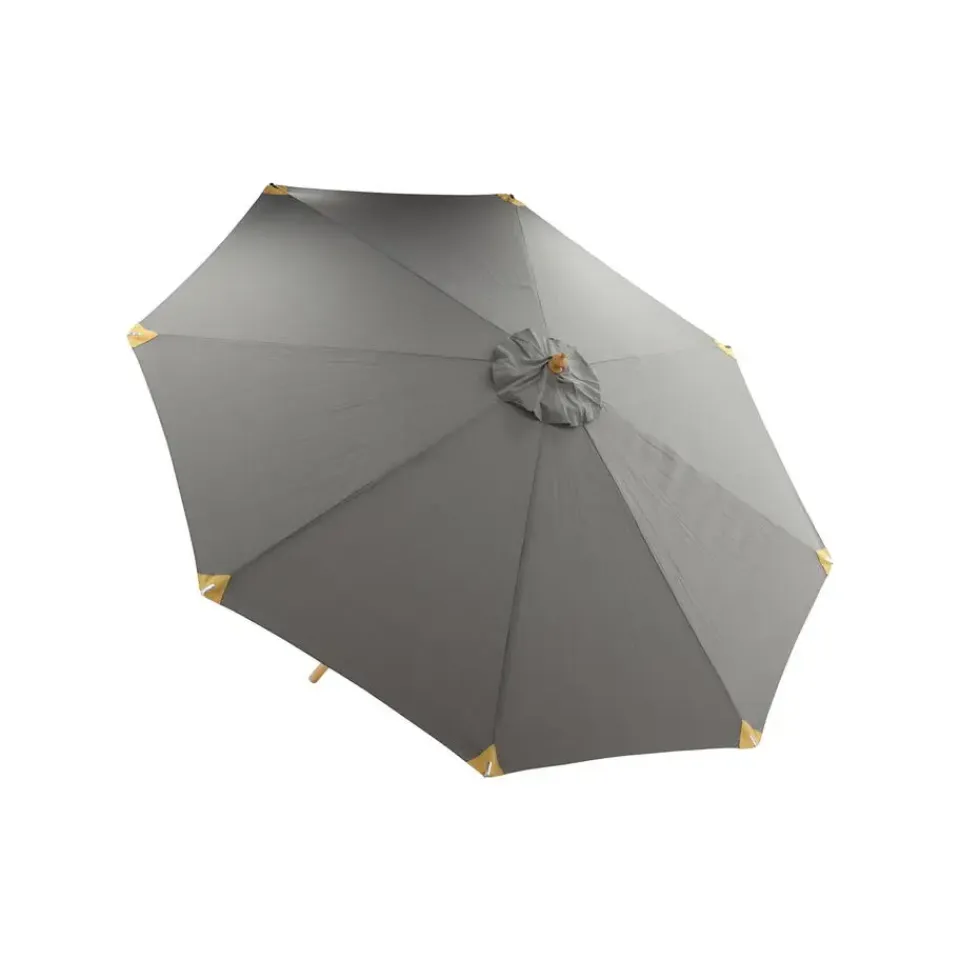Fjôrd Parasol Grijs Stof - 330x330x258cm - Nypo Discount