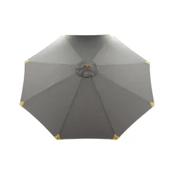 Fjôrd Parasol Grijs Stof - 330x330x258cm - Nypo Discount