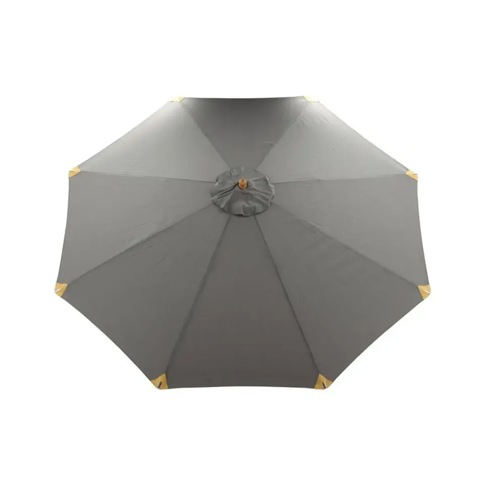 Fjôrd Parasol Grijs Stof - 330x330x258cm - Nypo Discount