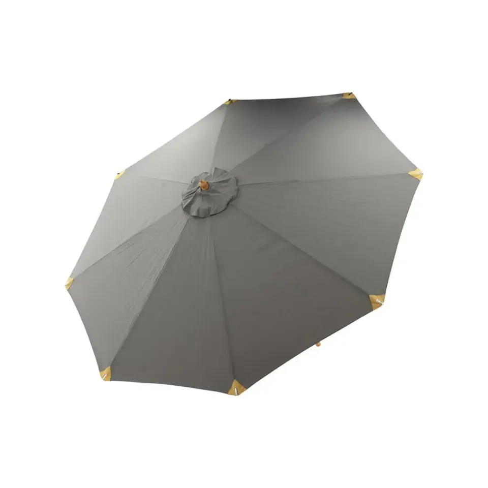 Fjôrd Parasol Grijs Stof - 330x330x258cm - Nypo Discount