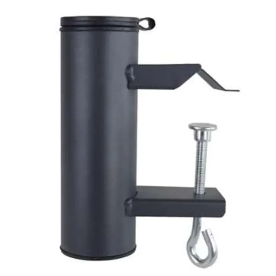 Merkloos Parasolhouder - voor op het balkon - antraciet