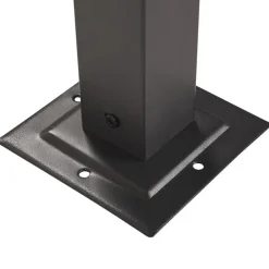 Beliani PARGA - Tuinpaviljoen - Zwart/Grijs - Polyester New