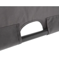 Beliani PARGA - Tuinpaviljoen - Zwart/Grijs - Polyester New