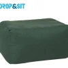 Parya - Poef Duurzaam - 100% Gerecyclede Petflessen - Groen - 55x75x45cm Online