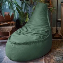 Parya - Zitzak Stoel Duurzaam - 100% Gerecyclede Petflessen - Groen - Sale