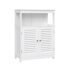 Parya Home - Badkamerkast - Vrijstaande Kast - 2 Deuren - Hout - Wit Online