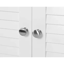 Parya Home - Badkamerkast - Vrijstaande Kast - 2 Deuren - Hout - Wit Online